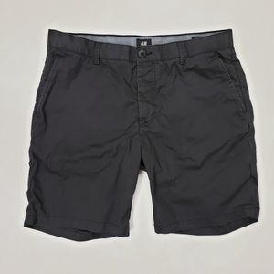 H&M Mens Black Shorts 36 R